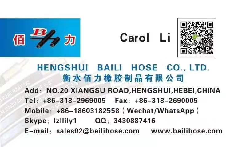 He bei hengshui manufacture 2 inch oil resistant steel wire spiral flexible hydraulic hose 4sh for sale