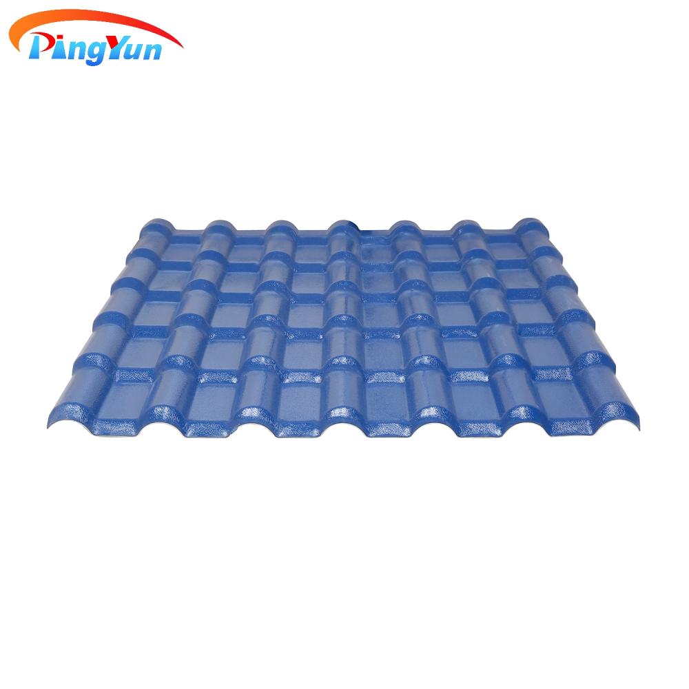 Ecuador Teja Termo Acustica PVC Roof Tile Lamina de Upvc Colonial Acanalado