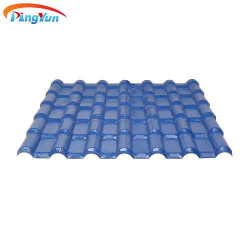 Ecuador teja termo acustica PVC roof tile lamina de upvc colonial acanalado