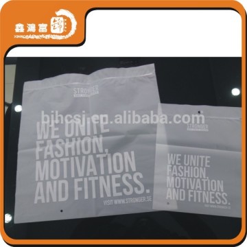 thick printed logo custom pe plastic bag