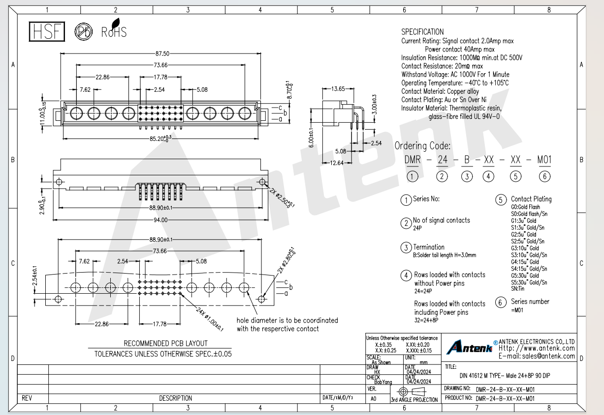 DMR-24-B-XX-XX-MO1 DMR-24-B-XX-XX-MO1