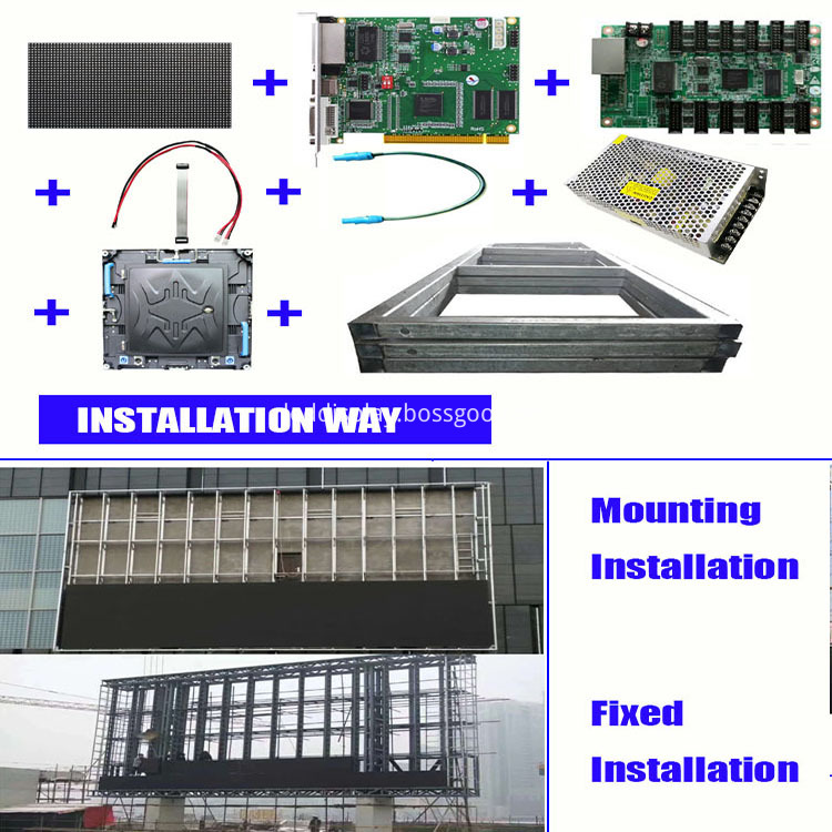 Led Display Installation Fixed