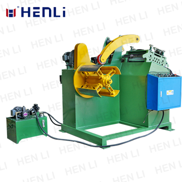 Large Metal Coil High Precision 2 In 1 Uncoiler Leveler Machine