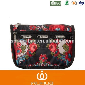 2015 polyester printing waterproof ventilate shower cosmetic bag