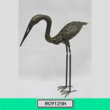 New Arrival Wrought Iron Crane Garden Decor