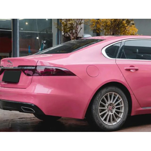 crystal gloss princess pink car wrap vinyl