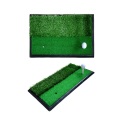 Dual-Turf Golf Hitting Mat med tung gummibase