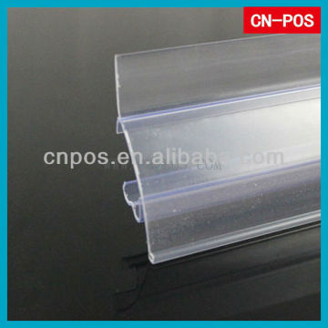 supermarket shelf plastic clear label holder