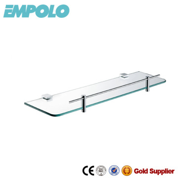 Empolo Rectangular shower corner shelf, bathroom glass and glass sheet 932 07