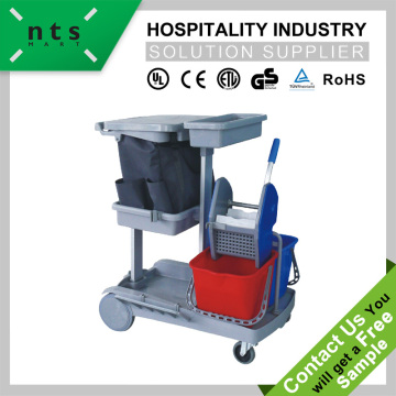 hotel cleaning standard janitorial cart