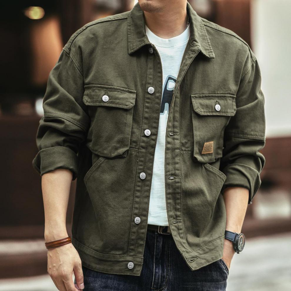 Мужская рабочая одежда Denim Feel, весенняя куртка Denim Feel Men's Workwear Spring Jacket
