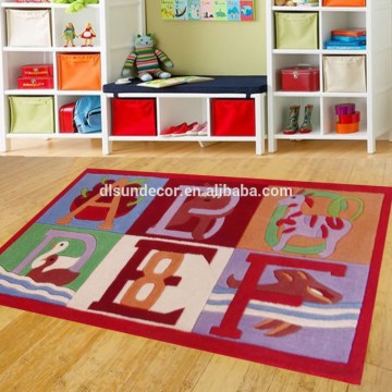 100% polyester handmade kids play mat