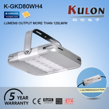 Low MOQ 80w waterproof led high bay lights fixture