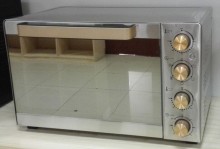 2017 New Design 45L50L60Lmirror glass freestanding electric oven Midi grill chicken rotisserie oven