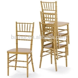 stacking chiavari banquet chair in hotel