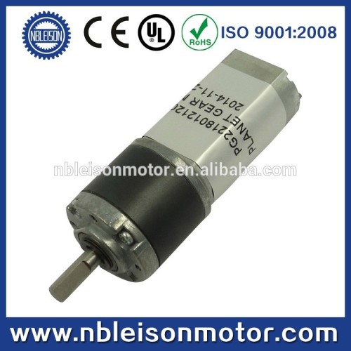 22mm low rpm small dc planetary gearbox motor