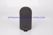 Stainless Steel Half Round Lid Pedal Wastebin, Dustbin