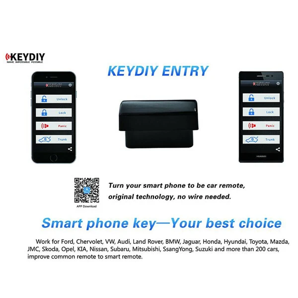 Keydiy B-OBD Kd Entry for Smartphones to Car Remotes Entry Best Choice for Smart Phone Key