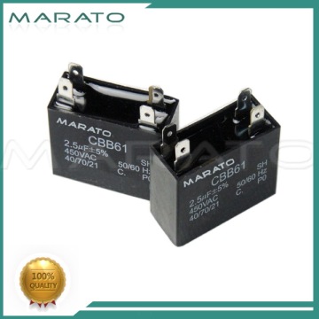 High quality mini exhaust fan capacitor