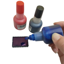 Water-Based Ink for Automatic Trodat Stamp 40ml Bottles - Red, Blue, Black Self Inking Stamp Ink