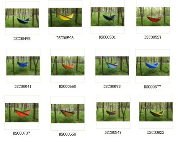 Nylon Parachute hammock straps camping parachute hammock double