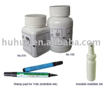 Indelible ink voting ink violet election ink