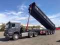 Belakang Tipping Tipper Semi Truck Dump Trailer