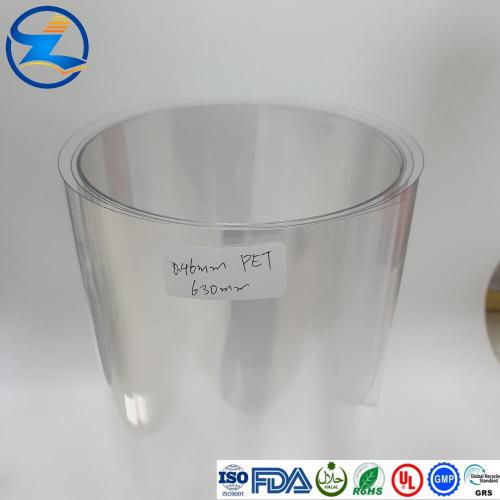 Películas de PET transparentes para envases plegables