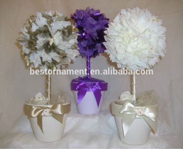 TOPIARY TREES WEDDING TABLE CENTREPIECE