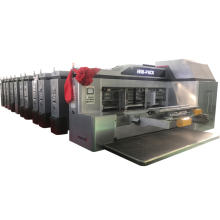 Double Colors Flexo Ink Printer with Slotter Die Cutter