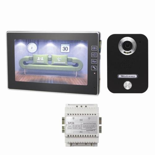 smart touch screen video record entry phone