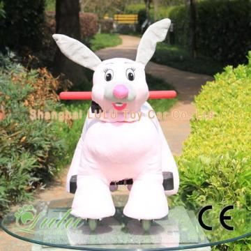 pink rabbit battery car