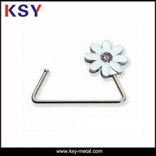 Unfold metal bag hanger hook/OEM metal Purse Hanger for Table