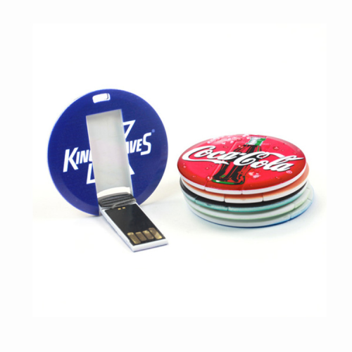 Pen Drive per carte rotonde creative con logo personalizzato