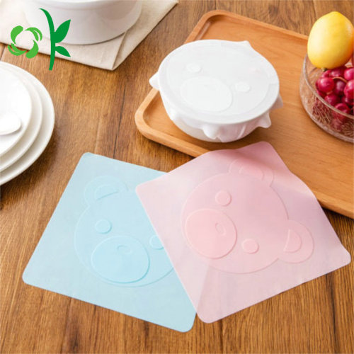 Silicone thực phẩm tái sử dụng Wrap phim BPA niêm phong miễn phí