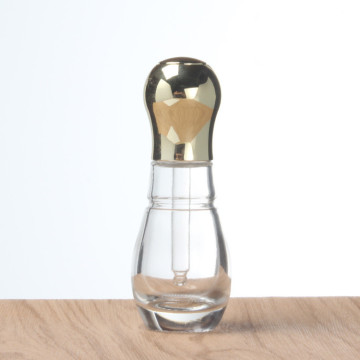 Flacon compte-gouttes en verre en forme de tambour de 30 ml