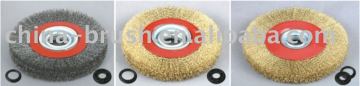 brass circular brush/steel wire brush