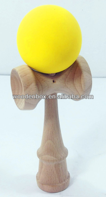 2014 Rubber Paint Kendama With Rubber Paint Kendama Balls For Wholesale