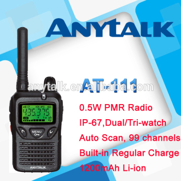 AT111 license free PMR FRS 2W walkie talkie