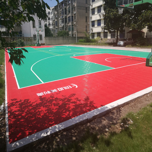 Pavimentazione da campo da basket modulare esterno