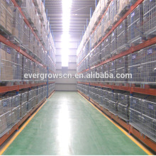 Industrial warehouse storage steel heavy loading pallet rack unit