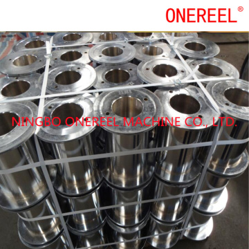 Flat steel bobbin mental spool for steel wire