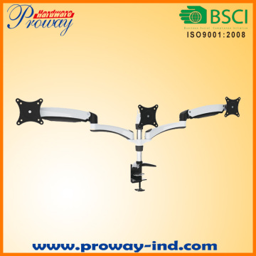 Height adjustable triple monitor stands Mechanical spring structure                        
                                                Quality Choice