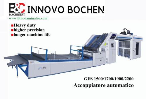 200 meter/min hoge snelheid automatische 3ply fluit lamineermachine