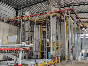 Powder coating machine and Powder coating system