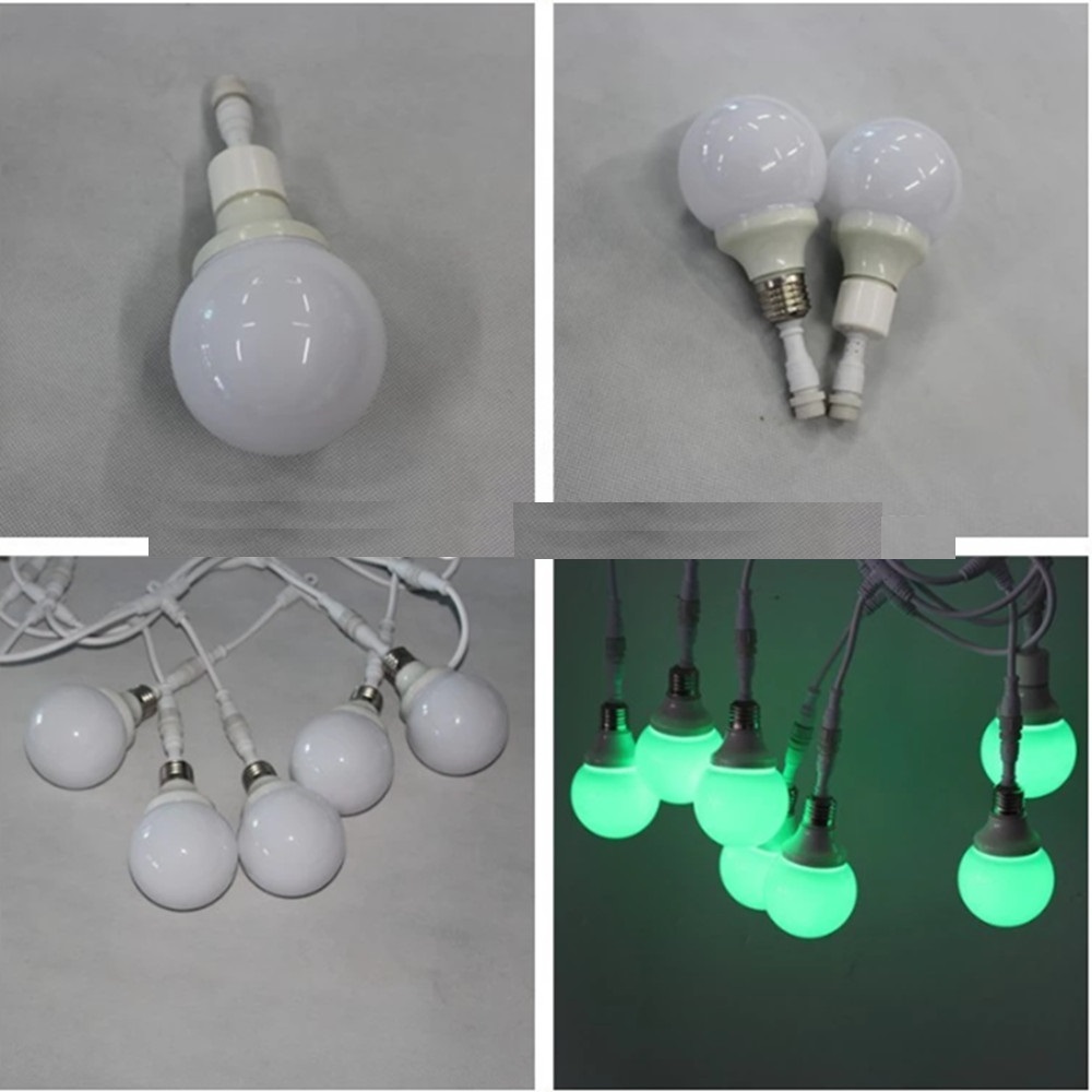 DMX վերահսկվող LED RGB Festoon Bulb Light