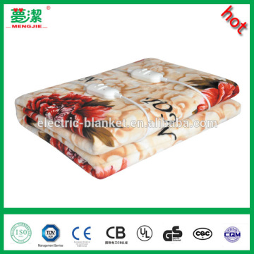 safe thermostat electric heated blanket double bed