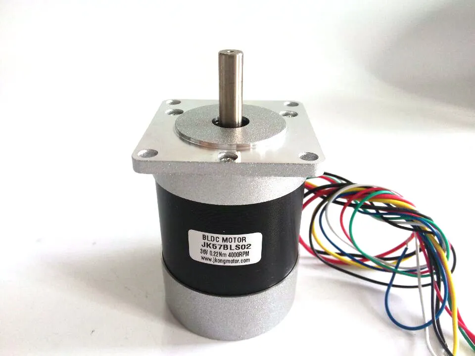 57mm Brushless DC Motor 36V 24V 4000rpm 90W BLDC Motor