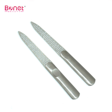 Stainless steel double sides fingernail file