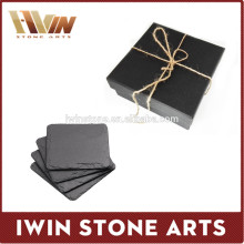 Natural Slate Stone Cup Mats & Coasters